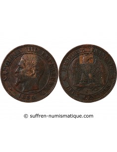 NAPOLEON III - 2 CENTIMES 1854 K BORDEAUX