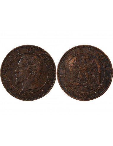 NAPOLEON III - 2 CENTIMES 1854 BB STRASBOURG