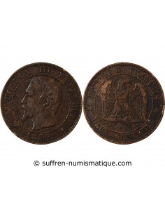 NAPOLEON III - 2 CENTIMES 1854 BB STRASBOURG