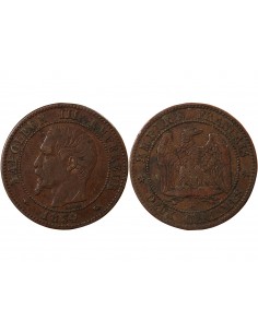 NAPOLEON III - 2 CENTIMES 1854 B ROUEN 2