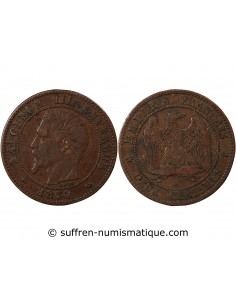 NAPOLEON III - 2 CENTIMES 1854 B ROUEN