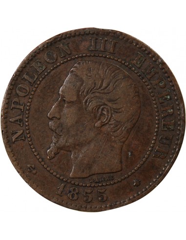 NAPOLEON III - 2 CENTIMES 1855 BB STRASBOURG - ANCRE