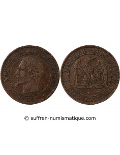 NAPOLEON III - 2 CENTIMES 1855 BB STRASBOURG - ANCRE