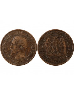 NAPOLEON III - 2 CENTIMES 1855 A PARIS - ANCRE 2