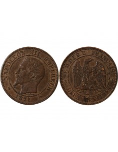 NAPOLEON III - 2 CENTIMES 1855 A PARIS - ANCRE 2