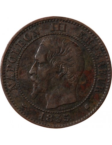 NAPOLEON III - 2 CENTIMES 1855 K BORDEAUX - CHIEN