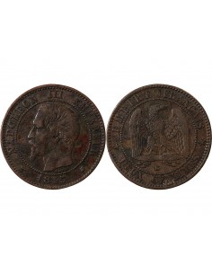 NAPOLEON III - 2 CENTIMES 1855 K BORDEAUX - CHIEN 2