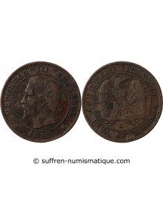 NAPOLEON III - 2 CENTIMES 1855 K BORDEAUX - CHIEN