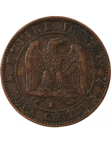 NAPOLEON III - 2 CENTIMES 1856 K BORDEAUX