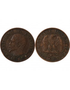NAPOLEON III - 2 CENTIMES 1856 K BORDEAUX 2