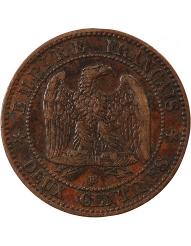 NAPOLEON III - 2 CENTIMES 1856 BB STRASBOURG