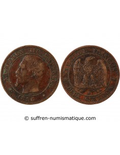 NAPOLEON III - 2 CENTIMES 1856 BB STRASBOURG