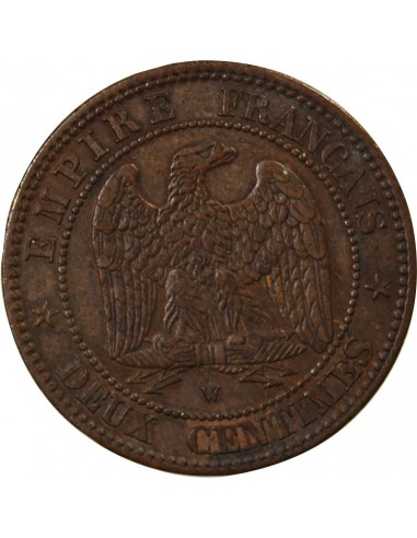 NAPOLEON III - 2 CENTIMES 1856 W LILLE