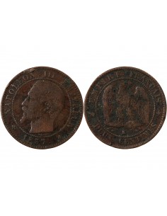 NAPOLEON III - 2 CENTIMES 1857 K BORDEAUX 2