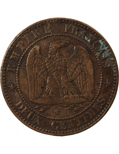 NAPOLEON III - 2 CENTIMES 1857 W LILLE