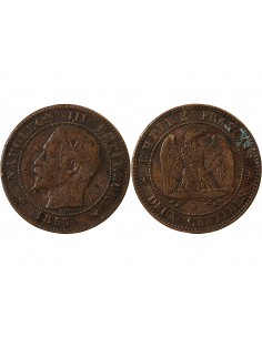 NAPOLEON III - 2 CENTIMES 1857 W LILLE 2