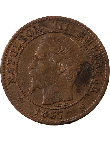 NAPOLEON III - 2 CENTIMES 1857 W LILLE