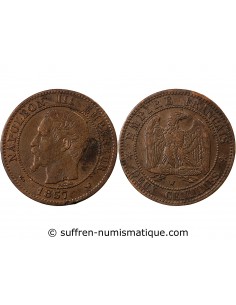 NAPOLEON III - 2 CENTIMES 1857 W LILLE