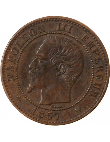 NAPOLEON III - 2 CENTIMES 1857 W LILLE