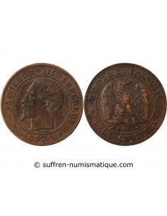 NAPOLEON III - 2 CENTIMES 1857 W LILLE