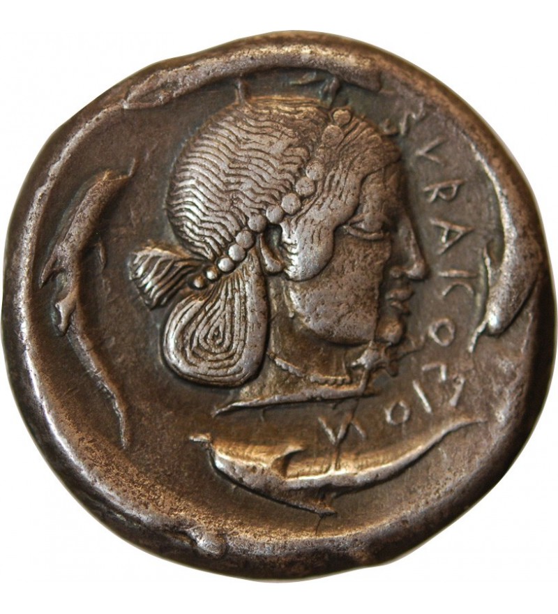 SICILE, SYRACUSE - TETRADRACHME ARGENT 475 / 440 AV JC