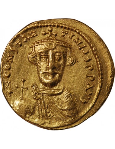 CONSTANT II - SOLIDUS OR 641 / 668 CONSTANTINOPLE