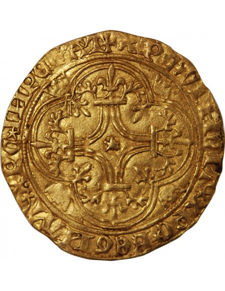 CHARLES VI LE FOU - ECU D'OR A LA COURONNE 1380 / 1422
