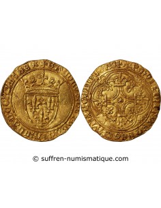 CHARLES VI LE FOU - ECU D'OR A LA COURONNE 1380 / 1422