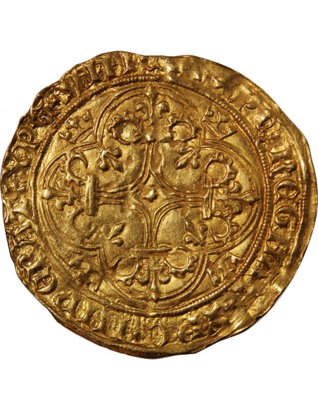 CHARLES VI LE FOU - ECU D'OR A LA COURONNE 1380 / 1422