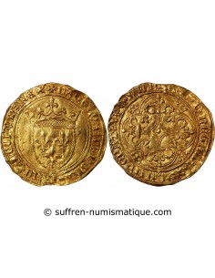 CHARLES VI LE FOU - ECU D'OR A LA COURONNE 1380 / 1422