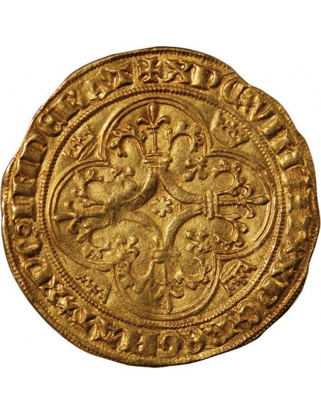 CHARLES VI LE FOU - ECU D'OR A LA COURONNE 1380 / 1422
