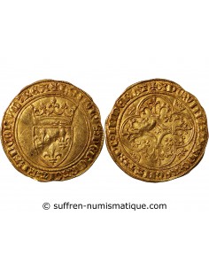 CHARLES VI LE FOU - ECU D'OR A LA COURONNE 1380 / 1422