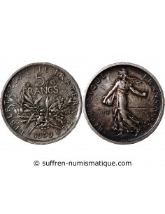 SEMEUSE - 5 FRANCS ARGENT 1959 ESSAI