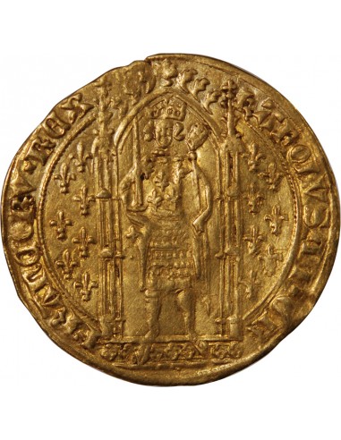 CHARLES V﻿ - FRANC A PIED OR 1365