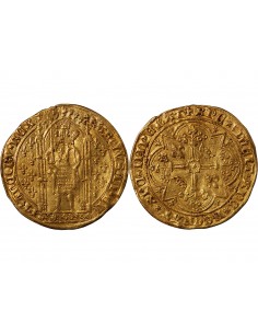 CHARLES V﻿ - FRANC A PIED OR 1365 2