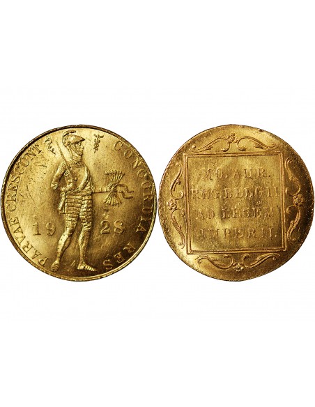 PAYS-BAS - DUCAT OR 1928