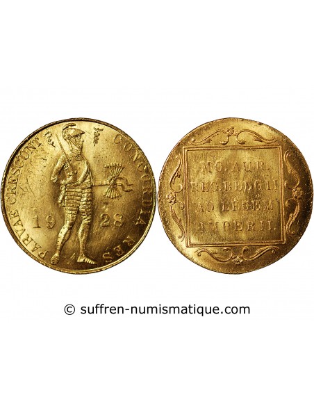 PAYS-BAS - DUCAT OR 1928