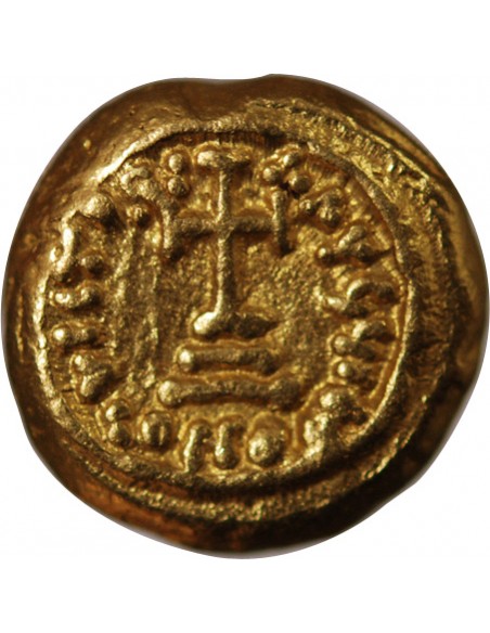 HERACLIUS , HERACLIUS CONSTANTIN - SOLIDUS GLOBULAIRE OR 613 / 638 CARTHAGE