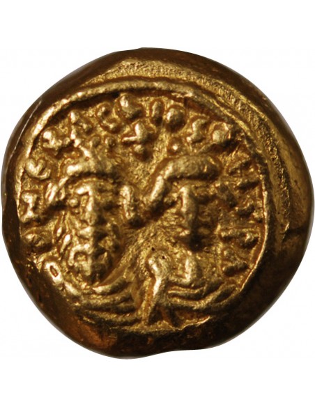 HERACLIUS , HERACLIUS CONSTANTIN - SOLIDUS GLOBULAIRE OR 613 / 638 CARTHAGE