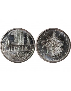 MATHIEU - 10 FRANCS ARGENT 1975 PIEFORT 2