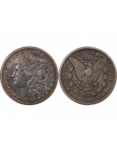 USA - MORGAN DOLLAR ARGENT 1885 PHILADELPHIE