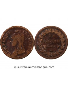 DUPRÉ - DECIME AN 7 A PARIS