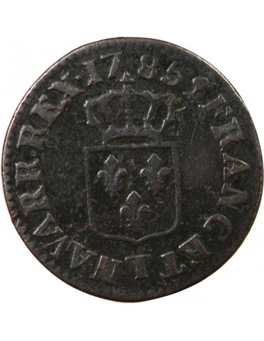 LOUIS XVI - LIARD A L'ECU 1785 T NANTES