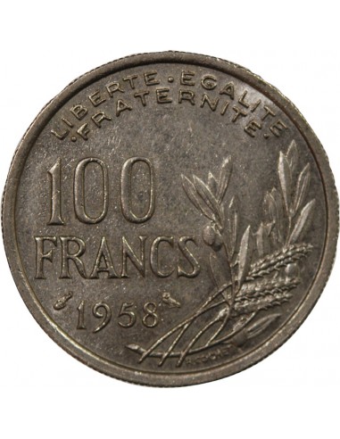 COCHET - 100 FRANCS 1958 CHOUETTE