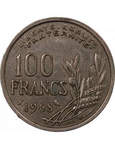 COCHET - 100 FRANCS 1958 CHOUETTE