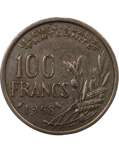 COCHET - 100 FRANCS 1958 CHOUETTE