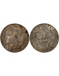 CERES ﻿- 50 CENTIMES ARGENT 1895 A PARIS 2