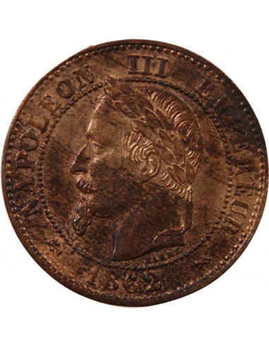 NAPOLEON III - 2 CENTIMES 1862 K BORDEAUX