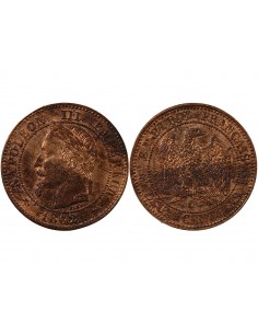 NAPOLEON III - 2 CENTIMES 1862 K BORDEAUX 2