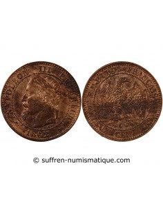 NAPOLEON III - 2 CENTIMES 1862 K BORDEAUX